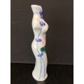 Beautiful Chinese Blue and white Porcelain Traditional Dress Bud Vase.