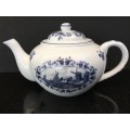 Beautiful Vintage Delfts Blue and White Windmill Landscape Tea Pot -Oude Molen Fabriek 500ml