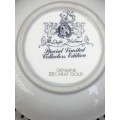 Genuine 22 carat Gold Delft  Special Limited Collectors Edition Blue & White Pierced Porcelain Bowl