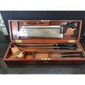 WOW !!! ANTIQUE BOXED MEDICAL AMPUTATION SET POSSIBLY FROM THE CIVIL WAR ERA BY WOOD YORK