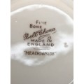 Wow!!! Ultra Rare c1940s "MEADOWSIDE" Fine Bone Bell China Sugar Bowl.