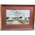 WOW !!! STUNNING FRAMED PRINT OF A CHRISTIAAN NICE ORIGINAL PAINTING