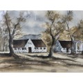 WOW !!! STUNNING ORIGINAL WATER COLOUR BY TALENTED SA ARTIST DIANA SEYMOUR - SIGNED