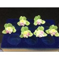 Absolutely Beautiful Royal Adderley Floral Fine Bone China Table Name Holders