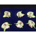 Absolutely Beautiful Royal Adderley Floral Fine Bone China Table Name Holders