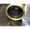 Vintage Copitar Brass and Leather Spyglass, Telescope, Monocular, 25 x 30mm In the original case