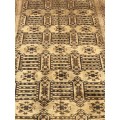 WOW !!! VINTAGE PURE WOOL HAND KNOTTED BOKHARA PERSIAN CARPET - OVER 50 YEARS OLD 1830 X 1260mm