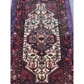WOW !!! LOVELY PURE WOOL HAND KNOTTED THICK PILE PLUSH HAMEDAN TAJ ABAD PERSIAN CARPET 1520 X 1010mm