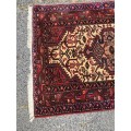 WOW !!! LOVELY PURE WOOL HAND KNOTTED THICK PILE PLUSH HAMEDAN TAJ ABAD PERSIAN CARPET 1520 X 1010mm