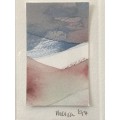 WOW !! STUNNING SMALL WATERCOLOR PAINTING BY MOIRA 1997 - SIGNED AND FRAMED