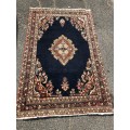 WOW !! WHAT A BEAUTY - PURE WOOL HAND KNOTTED THICK PILE PLUSH HAMEDAN  PERSIAN CARPET 1960 X 1250mm