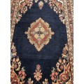 WOW !! WHAT A BEAUTY - PURE WOOL HAND KNOTTED THICK PILE PLUSH HAMEDAN  PERSIAN CARPET 1960 X 1250mm
