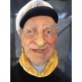 WOW !!! SKIPPER - VINTAGE LEGEND PRODUCTS CHALKWARE 3D WALL HANGING FIGURINE