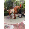 Beautiful Vintage Hand Made Chinese Tang Sancai Glazed Horse. Makers Seal On Base