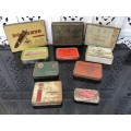 WOW !!! FANTASTIC COLLECTION OF VINTAGE CIGARETTE TINS AND OTHERS- SOME DATING TO AROUND WW11