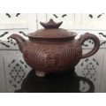 Vintage Mid c1900s Made in The Peoples Republic of China Yixing Tripod Footed Tea Pot. Treasures