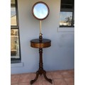 WOW !!! STUNNING EDWARDIAN MAHOGANY GENTLEMAN'S SHAVING MIRROR STAND WITH TWIN STORAGE COMPARTMENTS