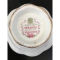 Delightful Vintage  Paragon "Victoriana Rose" By Appointment to Her Majesty The Queen. Tea Trio