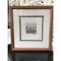WOW !!! PIETER VAN DER WESTHUIZEN ETCHING - FRAMED - NUMBERED AND SIGNED IN PENCIL