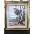 INVESTMENT ART !!! GIUSEPPE CATTY (CATARUZZA)  (SA 1914 - 1994) OIL ON BOARD - AWESOME FRAME