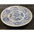 Rare Signed 18th Century Chinese Kitchen Ching Allah Hand Painted Blue & White Bowl.