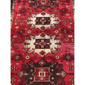 STUNNING LARGE VINTAGE HAND KNOTTED PURE WOOL PERSIAN CARPET 2120 X 1530mm