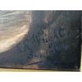 INVESTMENT ART !! R.R. WRIGHT 19th CENTURY ARTIST - FRAMED OIL ON CANVAS STILL LIFE - DATED 1904