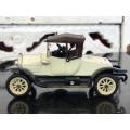 WOW !!! VINTAGE ITALIAN DIECAST RIO MODEL CAR - 1912 FIAT SPIDER - METAL BODY - PLASTIC TRIM