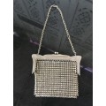 A Lovely Antique 19th Century German Silver Alpacca Marked Mesh Bag,