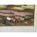 INVESTMENT ART !! SYDNEY CARTER (SA 1874 - 1945) GORGEOUS FRAMED LANDSCAPE WATERCOLOR PAINTING