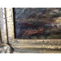 INVESTMENT ART !! TITTA FASCIOTTI (SA 1927-1993) STUNNING OIL ON BOARD LANDSCAPE - SIGNED AND FRAMED