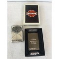 Genuine Zippo Lighter- An American Legend Harley Davidson 2013- In Original Box Like New