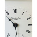 HEAVY BRASS QUARTZ CARRIAGE CLOCK - CHARLES GREIG 1899 - MADE IN ENGLAND