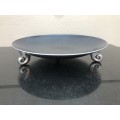 CARROL BOYES (1954 - 2019) FUNCTIONAL ART !!! WAVE PATTERN PLATTER - CLEARLY MARKED