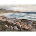 INVESTMENT ART - ERIC WALE (SA 1916 - 2001) STUNNING FRAMED SEASCAPE OIL PAINTING