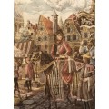 WHAT A BEAUTY !!!! STUNNING LARGE JEBAN DE MACY AUBUSSON /TAPESTRY WALL HANGING 1310 X 1060mm