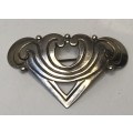 WOW !!! EMMA MELENDEZ STERLING SILVER TAXCO MEXICAN DESIGNER BROOCH - 8.8g