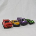Lot of 4 Teamster L toy cars