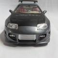 Toyota Supra Street Tuner model car with lights - Scale 1/24