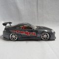 Toyota Supra Street Tuner model car with lights - Scale 1/24