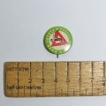 Vintage SA Road safety lapel tinnie badge
