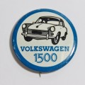 Vintage Volkswagen 1500 lapel tinnie badge