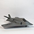 1990 Matchbox Skybusters SB-36 F-117A Stealth Fighter die-cast model plane