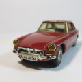 1989 Matchbox Dinky 1973 MGB-GT V8 model car #DY-19