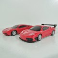 Collection of 6 Shell V-Power Ferrari model cars - Pull back action