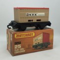 1978 Matchbox 75 series #25-C flat car / container with NYK deco - mint boxed