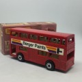 1972 Matchbox 75 series superfast #17-B The Londoner bus Berger Paints - mint boxed