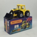 1976 Matchbox 75 series superfast #29-C Caterpillar tractor shovel - mint boxed