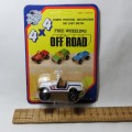 Vintage Yatming Road Tough 4x4 off-roader Jeep die cast in pack