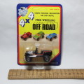 Vintage Road Tough 4x4 Off-Road Jeep die cast toy car in pack